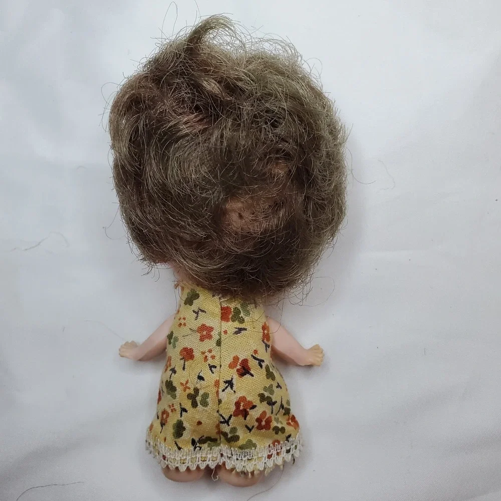 Vintage 1960s Sweet Suzie Doll Brunette‎ Dress Plastic Big Head